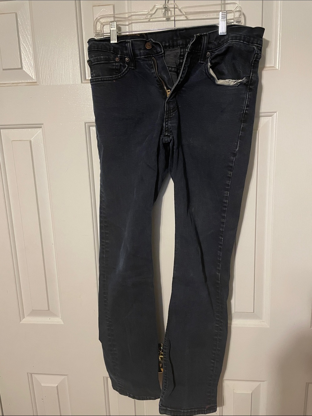 Dark Gray Men’s  Jeans - Classic Straight Fit